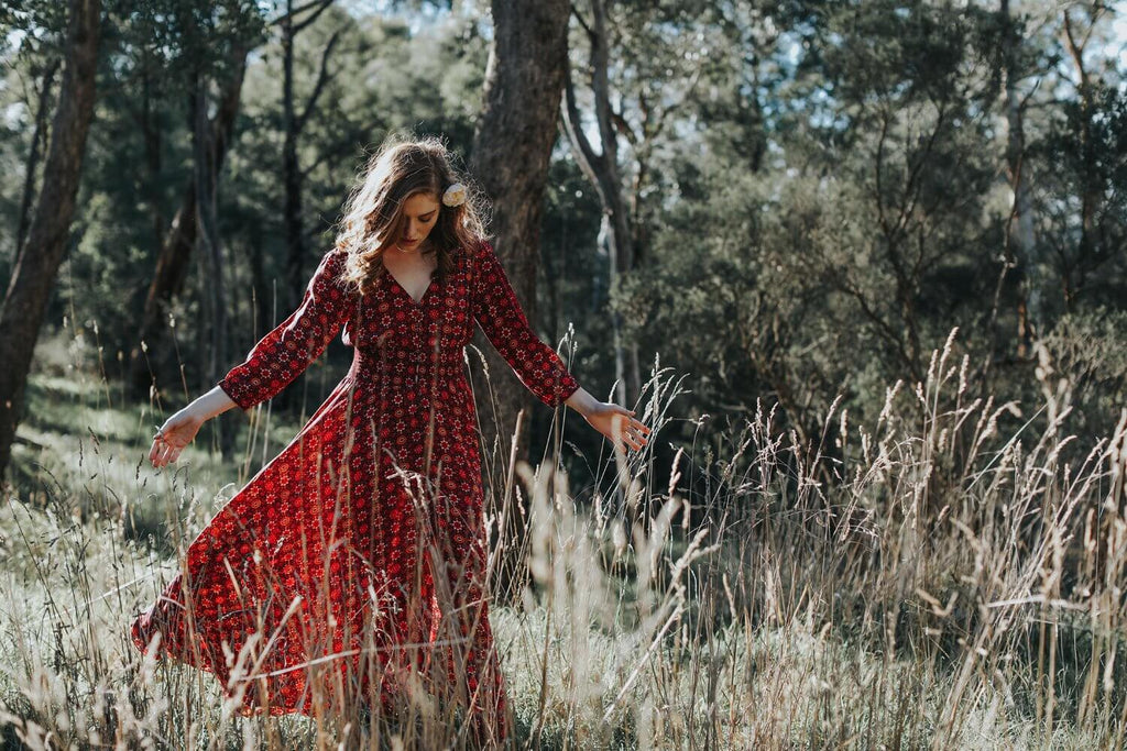 New Boho Fashion: A Wander in the Winter Light