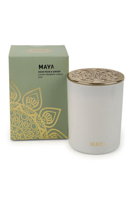 Maya Glass Jar Candle - Ishka