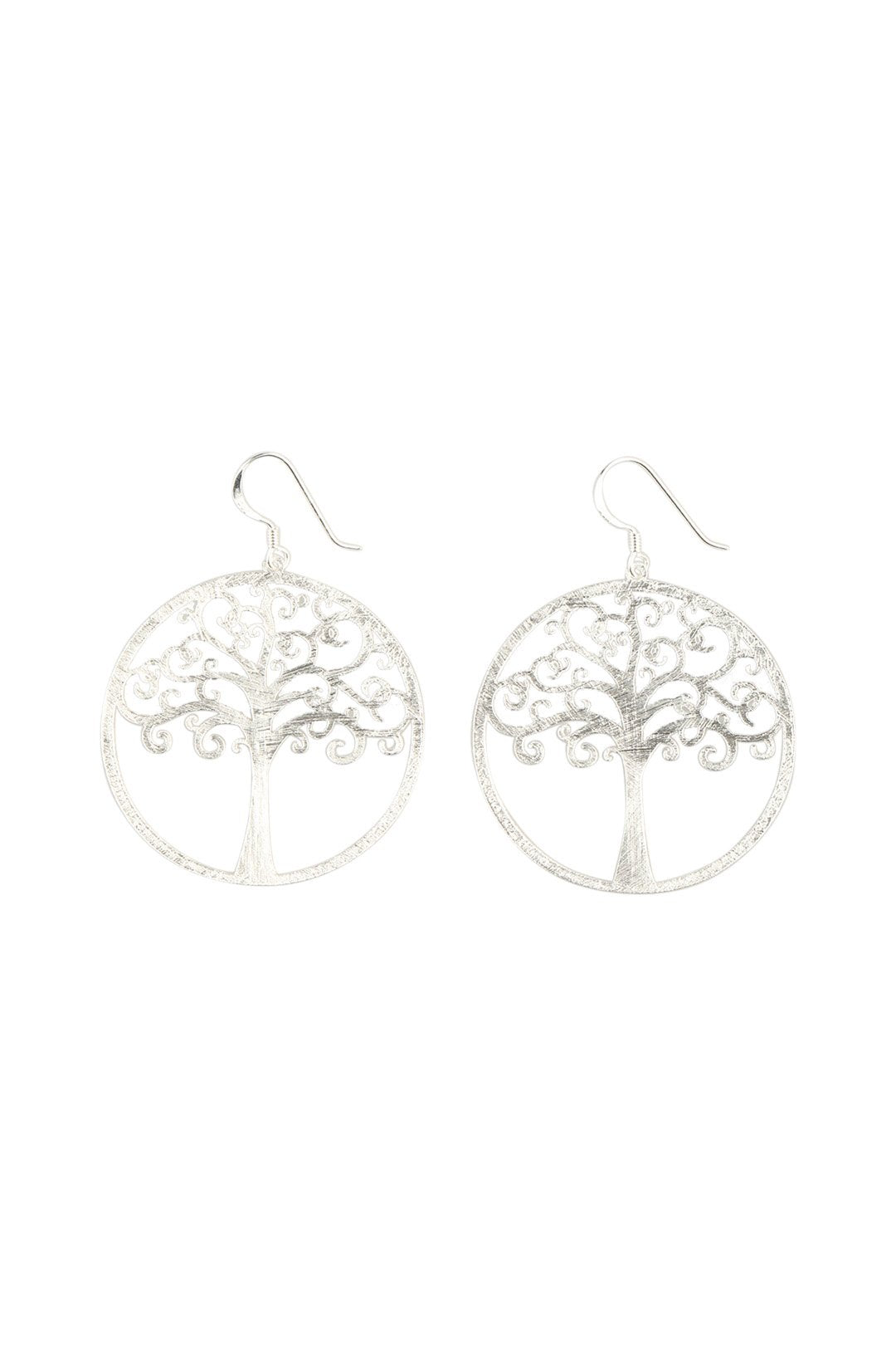 Tree Of Life Disc Luster Earrings