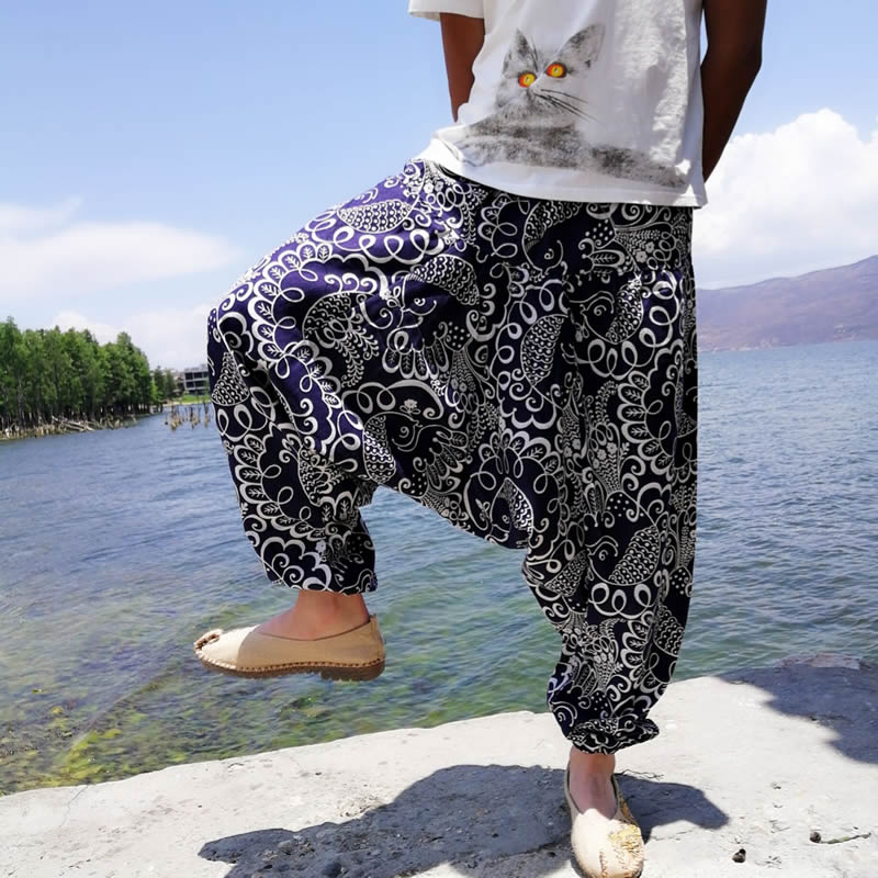 Oversized Streetwear Hippie Pants – Ishka