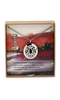 Earth Oils Aromatherapy Locket Necklace