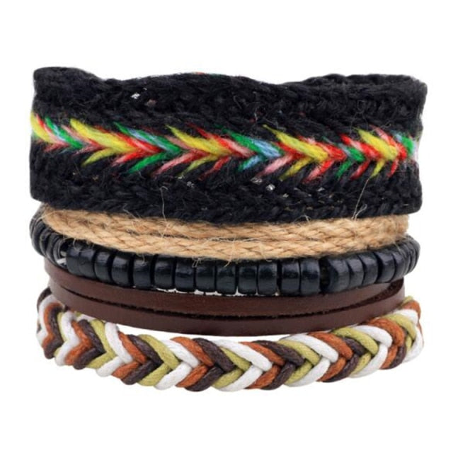 Jamaican Knitted friendship bracelet/Handmade Reggae Jamaican wristban –  Worldwide Souvenir Mart